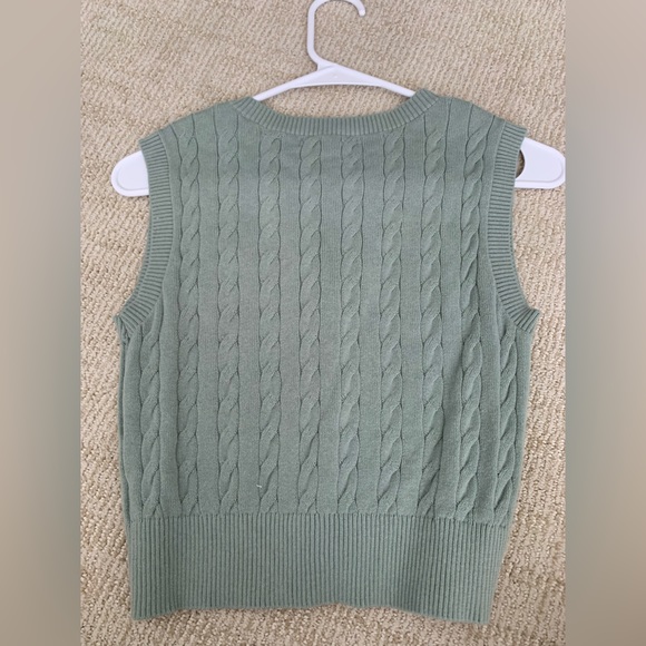 COPY - Social Scene Cottagecore Mushroom Embroidered Cable Knit Sweater Vest Si… - Picture 5 of 6